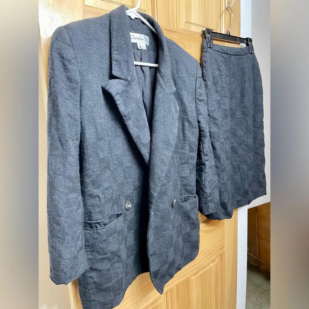 Christian Dior vintage wool suit set